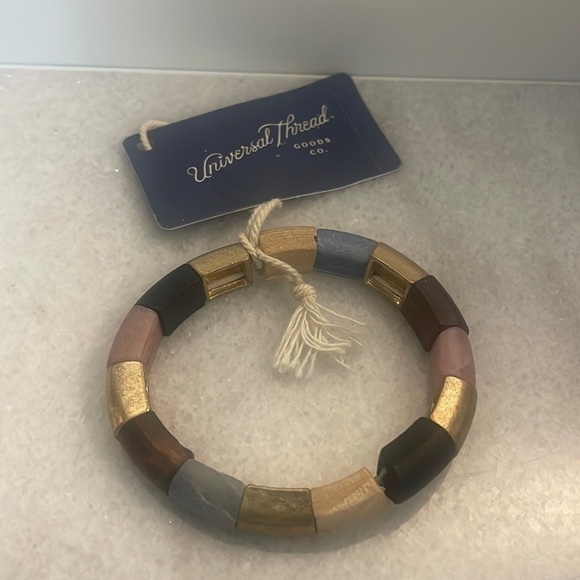 Universal Thread Jewelry set natural semiprecious stone necklace and bracelet - Picture 2 of 6